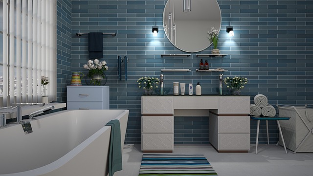 design software bathroom plan screen